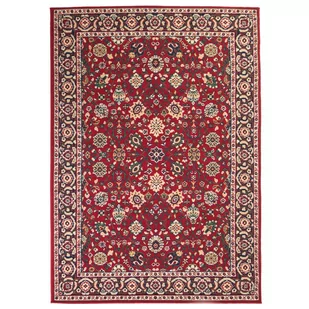 vidaXL Orientalny dywan, perski wzór, 140x200 cm, czerwono-beżowy - Dywany - miniaturka - grafika 1