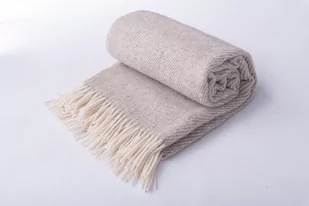 Koc 140 x 200 Wełniany z frędzlami Maori MATEX 15 - Koce i narzuty dla dzieci - miniaturka - grafika 1
