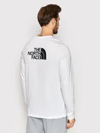 Koszulki męskie - The North Face Longsleeve Easy NF0A2TX1 Biały Regular Fit - miniaturka - grafika 1