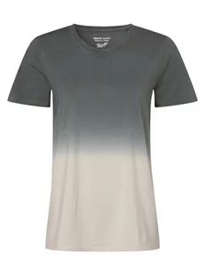 Marie Lund - T-shirt damski, zielony|szary - Koszulki i topy damskie - miniaturka - grafika 1