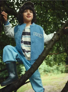 Reserved - Bomberka oversize - granatowy - Kombinezony dla dzieci - miniaturka - grafika 1