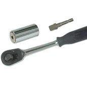 Klucze i nasadki - Wiha Uchwyt z grzechotką 3/8" 10 mm) 200 mm 20783 - miniaturka - grafika 1