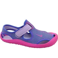 Sandały damskie - Buty do chodzenia dla dzieci Nike Sunray Protect PS - miniaturka - grafika 1