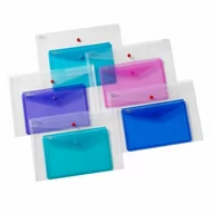 Szkolne artykuły papiernicze - Snopake Teczka kopertowa Duo A4/A5 mix (5szt) - miniaturka - grafika 1