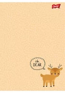 Zeszyty szkolne - Zeszyt A5 16K 3-Inia Dwukolorowa Woodland Animals Pakiet 15 Sztuk - miniaturka - grafika 1