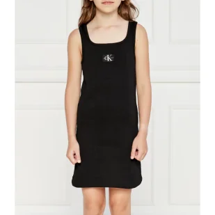 CALVIN KLEIN JEANS Sukienka - Sukienki i spódniczki dla dziewczynek - miniaturka - grafika 1