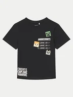 Moda i Uroda OUTLET - NAME IT T-Shirt Jafar MINECRAFT 13238538 Czarny Regular Fit - miniaturka - grafika 1