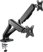 Kable - Uchwyt monitorów Goobay BASIC DOUBLE GAS 17"-32" - miniaturka - grafika 1