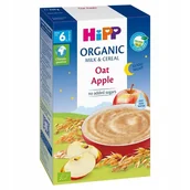 Kaszki dla dzieci - KASZKA MLECZNO-ZBOŻOWA HIPP BIO OWSIANKA Z JABŁKAMI OD 6. MIESIĄCA 250 G - miniaturka - grafika 1