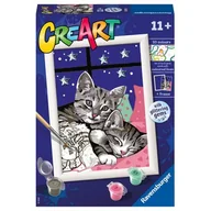 Malowanie po numerach - Malowanka CreArt Słodkie Kociaki - miniaturka - grafika 1
