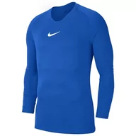 Koszulki sportowe męskie - Nike, Koszulka piłkarska, Y NK Dry Park First Layer AV2611 463, niebieski, rozmiar M - miniaturka - grafika 1
