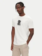 Koszulki męskie - Armani Exchange T-Shirt XM000548 AF10362 U0009 Biały Regular Fit - miniaturka - grafika 1