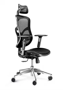 Fotel biurowy, krzesło biurowe Fotel ergonomiczny Diablo V-Basic czarny - Fotele i krzesła biurowe - miniaturka - grafika 1