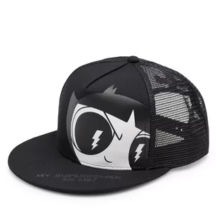 Czapka z daszkiem Sprandi ACCCS-AW23-103WBPPG Czarny - Czapki dla dzieci - miniaturka - grafika 1