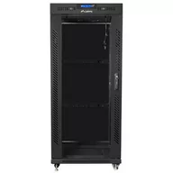 Szafy rack - Lanberg Szafa RACK 19" 22U FF01-8822-12BL Czarny FF01-8822-12BL - miniaturka - grafika 1