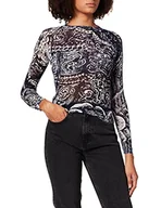 Koszulki i topy damskie - Desigual T-shirt damski Ts_Eden, niebieski, L - miniaturka - grafika 1