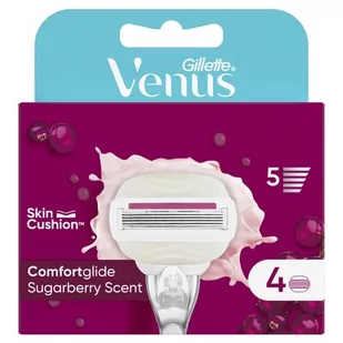 Wkłady do golarki GILLETTE Venus ComfortGlide SugarBerry 4 szt. - Maszynki do golenia i wkłady - miniaturka - grafika 1