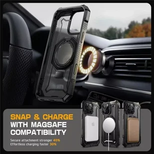 Etui Supcase UB Grip Mag Magsafe do iPhone 16 Pro Black - Etui i futerały do telefonów - miniaturka - grafika 1