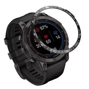 Obudowa Nakładka Bezel Garmin Fenix 7 Czarna - Akcesoria do smartwatchy - miniaturka - grafika 1