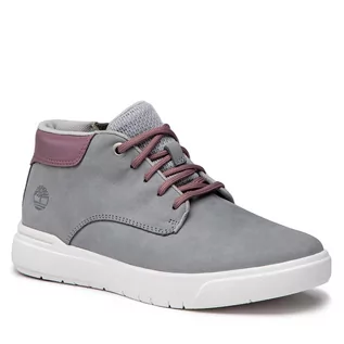 Buty dla chłopców - Sneakersy Timberland - Seneca Bay Leather Chukka TB0A2CSQ050 Medium Grey Nubuck - grafika 1