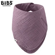 Śliniaki i fartuszki - BIBS BANDANA BIB MAUVE bandanka śliniak z kieszonką na smoczek 100% organic cotton - miniaturka - grafika 1