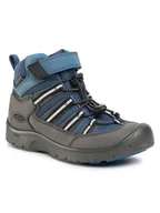 Buty trekkingowe męskie - Keen Hikeport 2 Sport Mid WP Buty Młodzież, majolica/sky diver US 1 EU 32-33 2020 Trapery turystyczne 1022781-1 - miniaturka - grafika 1