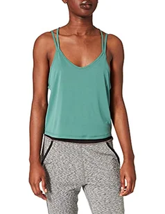 PUMA Damen STUDIO GRAPHENE STRAPPY TANK Tanktop, Blue Spruce, XS - Koszulki i topy damskie - miniaturka - grafika 1