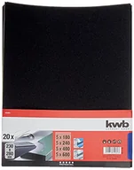 Materiały ścierne - Papier ścienny do metalu i stali 230 x 280 mm ziarnistość 180/240 400/600 20 szt - miniaturka - grafika 1