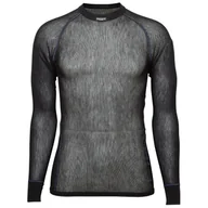 Koszulki sportowe męskie - Męska koszulka Brynje of Norway Wool Thermo light Shirt Rozmiar: XXL / Kolor: czarny - miniaturka - grafika 1
