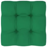 Poduszki ogrodowe - vidaXL Poduszka na sofę z palet, zielona, 60x60x12 cm - miniaturka - grafika 1