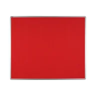 Tablice i flipcharty - ekoTAB Tablica tekstylna ekoTAB w aluminiowej ramie 120 x 90 cm, czerwona 535106 - miniaturka - grafika 1