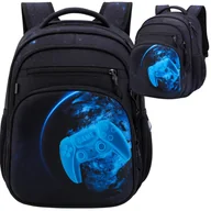 Plecaki szkolne i tornistry - PLECAK SZKOLNY TORNISTER MŁODZIEŻ POJEMNY DLA GRACZA DO SZKOŁY [PLECAK24] - miniaturka - grafika 1