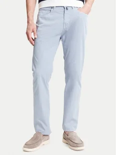 Pierre Cardin Spodnie materiałowe C3 34540.4023 Błękitny Tapered Fit - Spodnie męskie - miniaturka - grafika 1