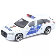Samochody i pojazdy dla dzieci - Bburago: Audi A6 Avant węgierski samochód policyjny, 1:43 - miniaturka - grafika 1