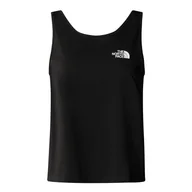 Koszulki sportowe damskie - Koszulka The North Face Simple Dome 0A88EUJK31 - czarna - miniaturka - grafika 1