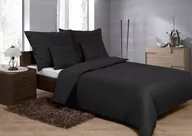 Pościel - Pościel 5 el. satynowa 160x200 Gold czarna Matex - miniaturka - grafika 1