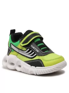 Geox Sneakersy J Wroom B. A J35GAA 014BU C3707 M Zielony - Buty dla chłopców - miniaturka - grafika 1