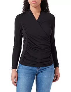Bluzy damskie - ICHI Damska bluza z długim rękawem IHZENTY LS2, 194008/czarna, XS - grafika 1