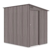 Altany ogrodowe - Szopa ogrodowa JASPER 150x194cm Light Wood, stalowa, z pojedynczymi drzwiami, wentylowana, magazyn na narzędzia i akcesoria ogrodowe Hardmaister - miniaturka - grafika 1