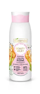 Bielenda Beauty Milky Mleczko ryżowe pod prysznic - Kosmetyki do kąpieli - miniaturka - grafika 1