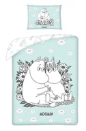 Pościel dla dzieci - Halantex, pościel niemowlęca, Moomins MO-9885JBL, 100x135+40x60 - miniaturka - grafika 1