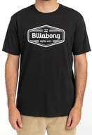 Koszulki męskie - t-shirt męski BILLABONG TRADEMARK TEE Black - 0019 - miniaturka - grafika 1