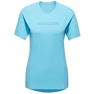 Koszulki sportowe damskie - Koszulka damska Mammut Selun FL T-Shirt Women Logo Rozmiar: XS / Kolor: jasnoniebieski - miniaturka - grafika 1