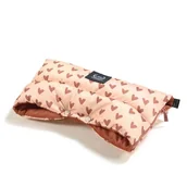 Akcesoria do wózków - La Millou Mufka do wózka Ortalion Heartbeat Pink - miniaturka - grafika 1