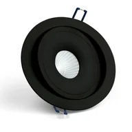 Oprawy, klosze i abażury - OXYLED Lampa wpuszczana STILLO RO 8W 24 4000K czarna 892626 - miniaturka - grafika 1