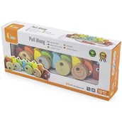 Samochody i pojazdy dla dzieci - VIGA drewniana stonoga do ciągania - miniaturka - grafika 1