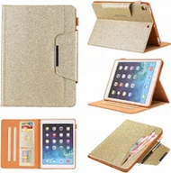 Etui do tabletów - Etui Obudowa Case Na Tablet Ipad Air 3/Pro 10.5" Magnetyczny Brokat Złoty - miniaturka - grafika 1
