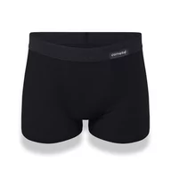 Majtki męskie - Bokserki męskie CORNETTE AU 220 obcisłe, czarne XL - miniaturka - grafika 1