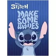 Zeszyty szkolne - Zeszyt szkolny 16k/A5 w Trzylinie Stitch na plaży - miniaturka - grafika 1