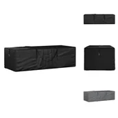 Pokrowce na meble ogrodowe - vidaXL Torba do przechowywania poduszek ogrodowych 135x40x55 cm z polietylenu - Pokrowce ochronne na meble ogrodowe - miniaturka - grafika 1